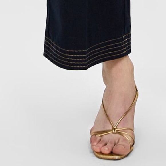 ZARA Wide Leg Pants - Picture 2 of 8